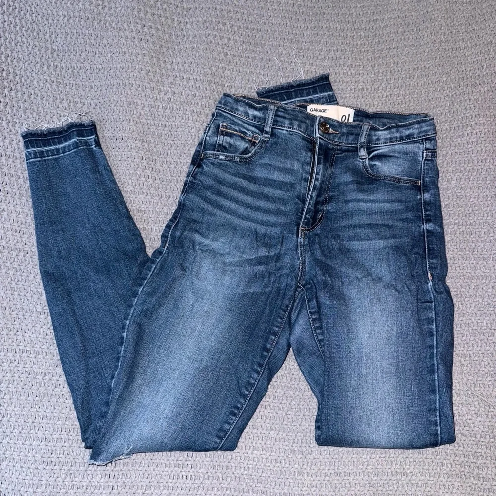 GARAGE Skinny Distressed Jeans Size 1 - Picture 2 of 2